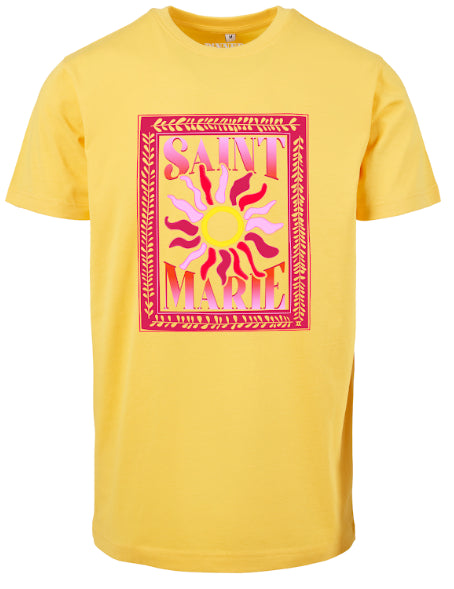 Curve T-shirt Saint Marie - Yellow